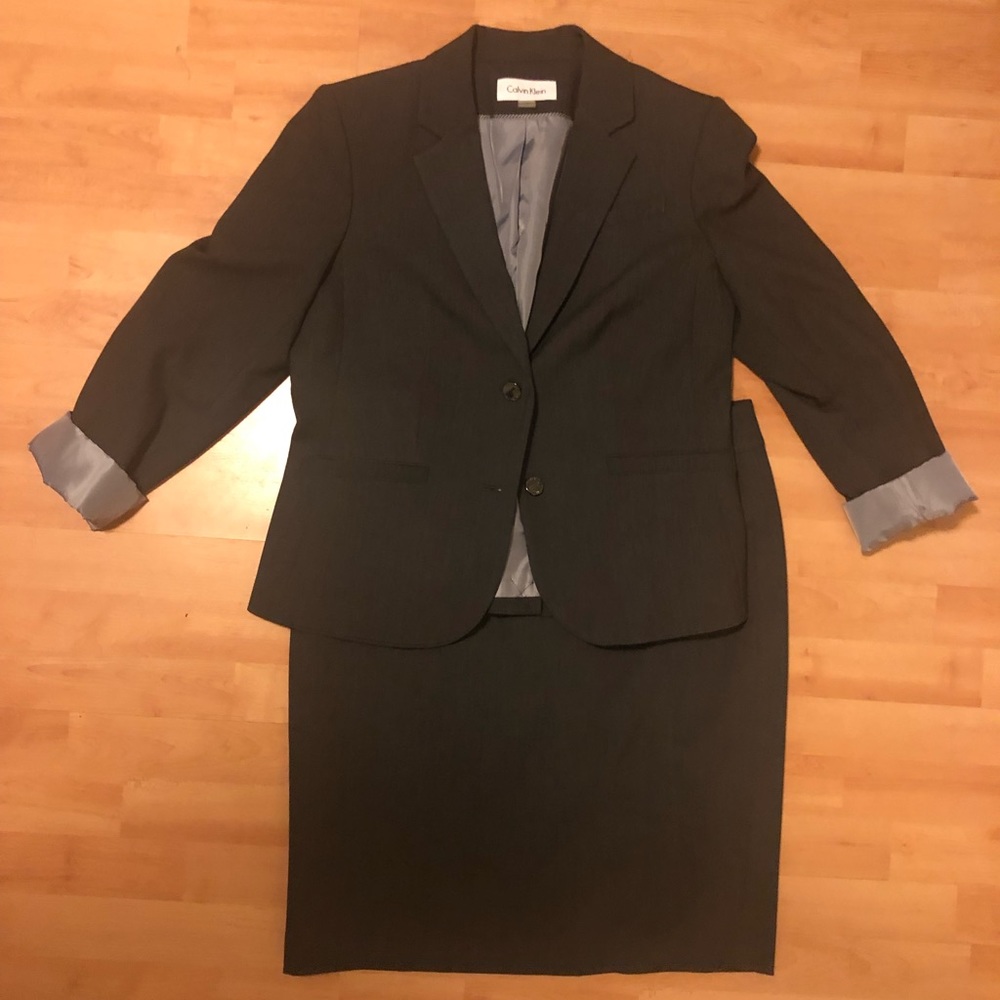 Shark Grey Calvin Klein Suit